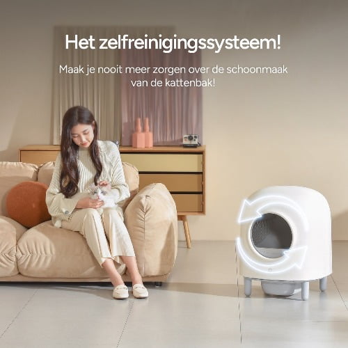Petree Cube zelfreinigende kattenbak-automatisch