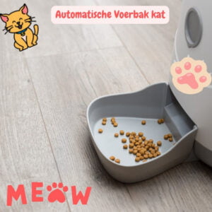 Automatische voerbak kat