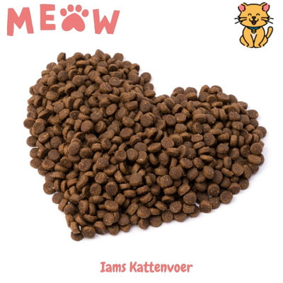 Kies IAMS kattenvoer: 15x Gelukkige katten, stralende vacht. 17 Iams Kattenvoer hart