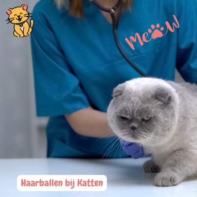 haarballen bij katten dierenarts 